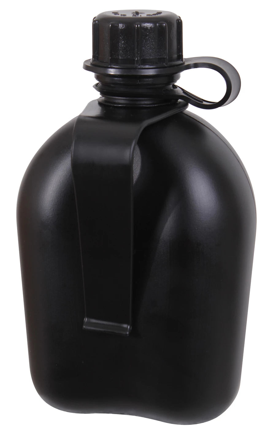 Rothco 3 Piece G.I. Plastic Canteen With Clip - Rothco 673