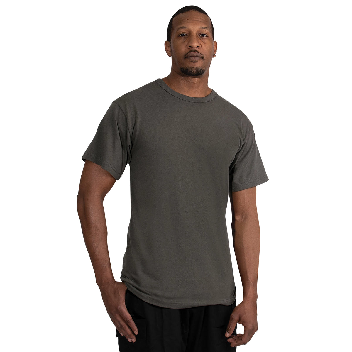 Rothco Solid Color T-Shirt with Cotton / Polyester Blend - Rothco 67630-SML