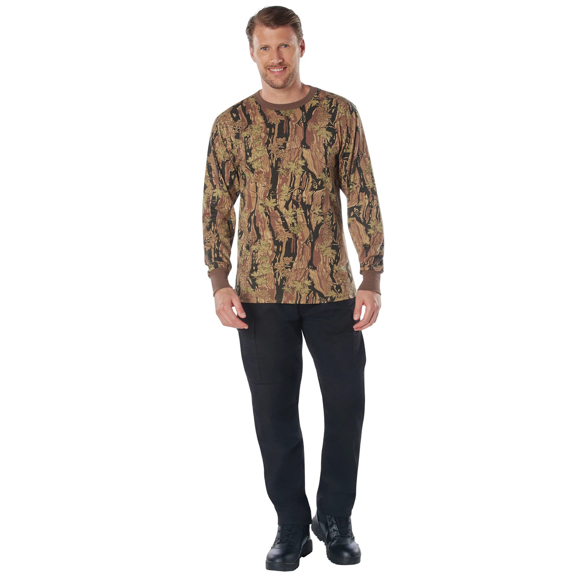 Rothco Long Sleeve Color Camo T-Shirt - Rothco 6770-SBC-S