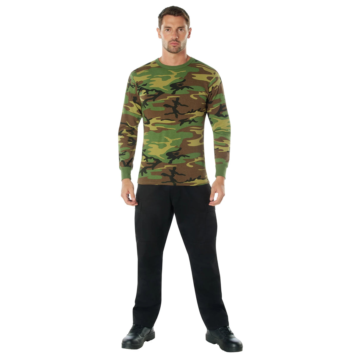 Rothco Long Sleeve Color Camo T-Shirt - Rothco 6778-XS