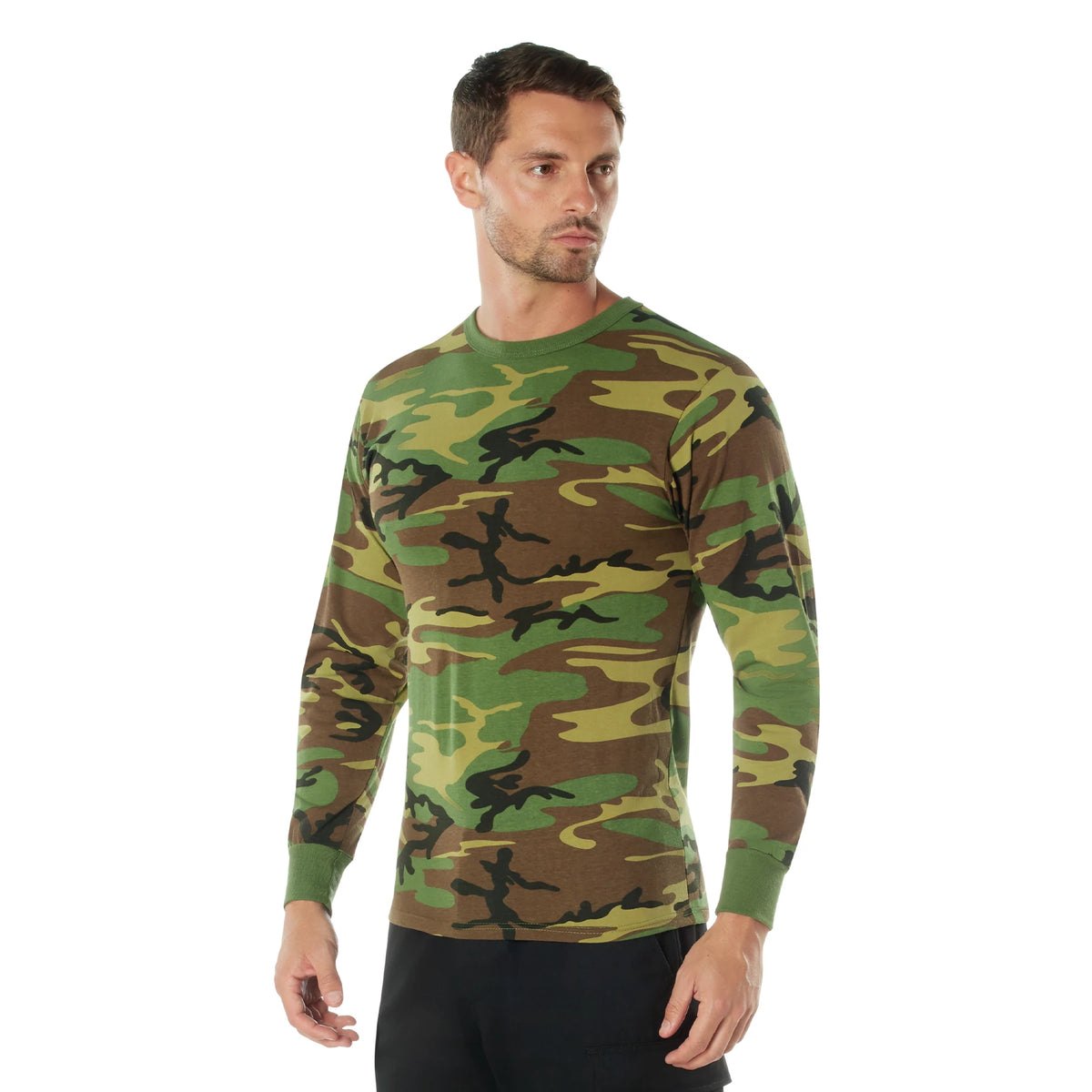 Rothco Long Sleeve Color Camo T-Shirt - Rothco 6778-XS