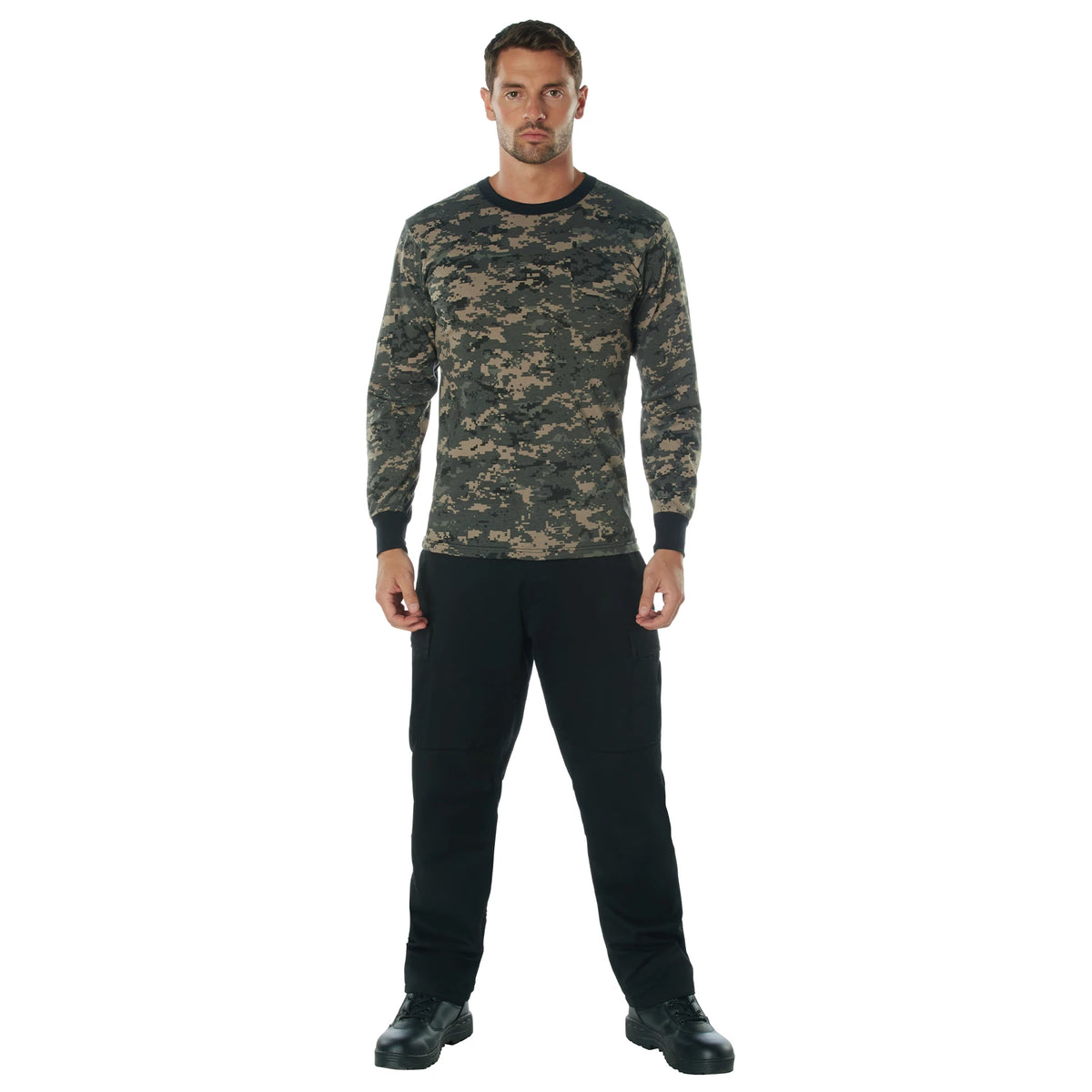 Rothco Long Sleeve Digital Camo T-Shirt - Rothco 67780-SUD-M