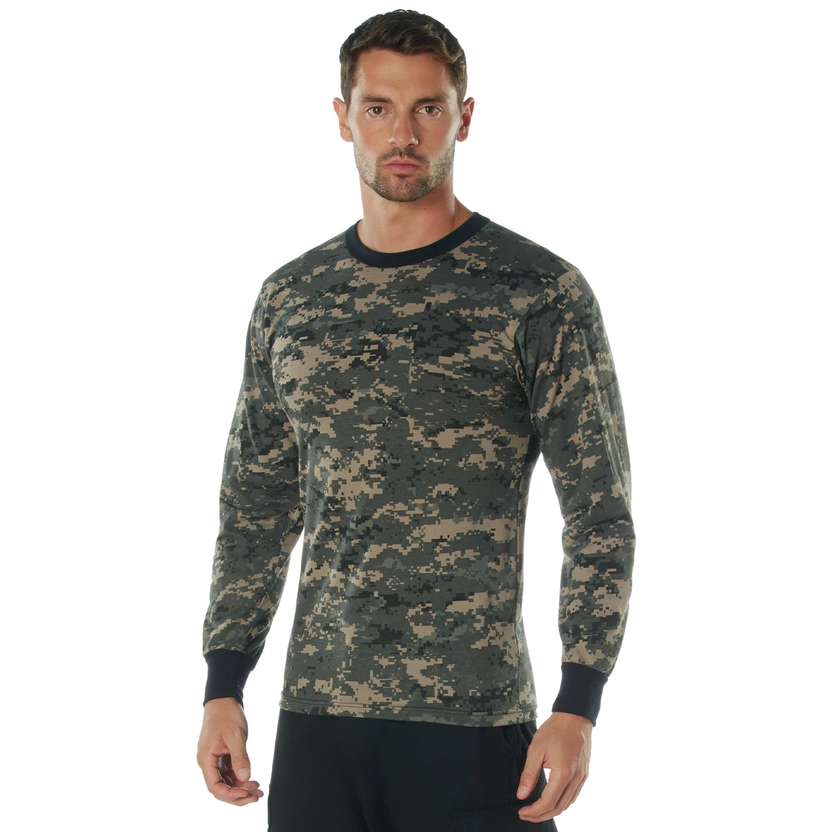 Rothco Long Sleeve Digital Camo T-Shirt - Rothco 67780-SUD-M