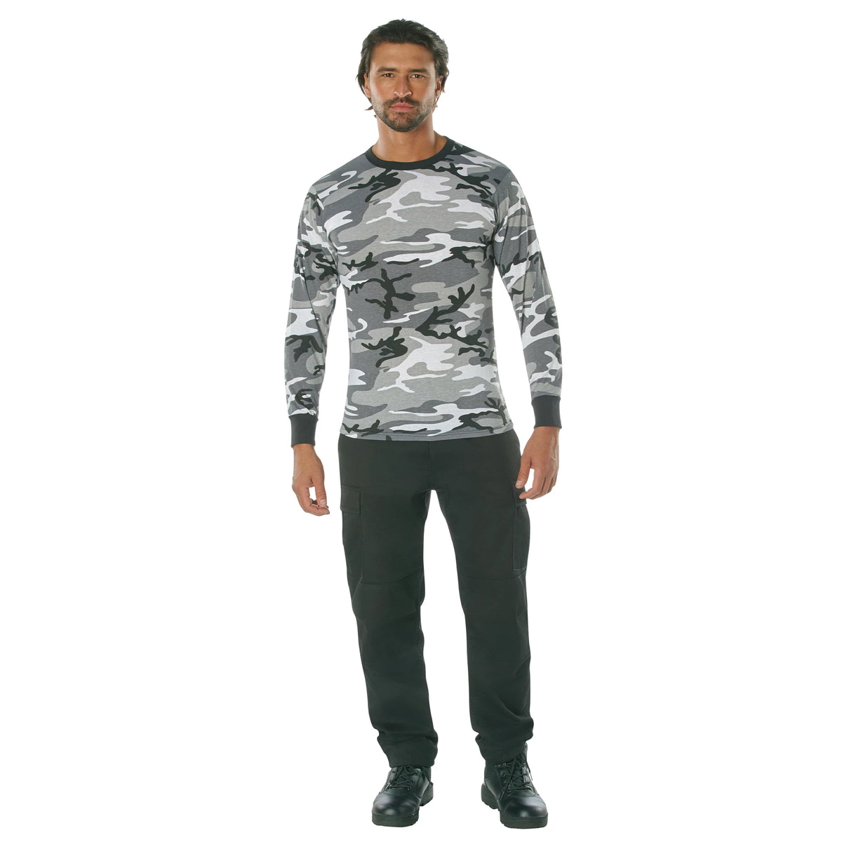 Rothco Long Sleeve Color Camo T-Shirt - Rothco 67790-CC-S