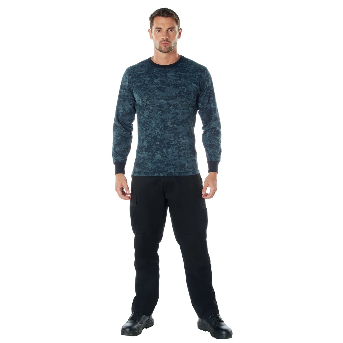 Rothco Long Sleeve Digital Camo T-Shirt - Rothco 68947-MDC-S