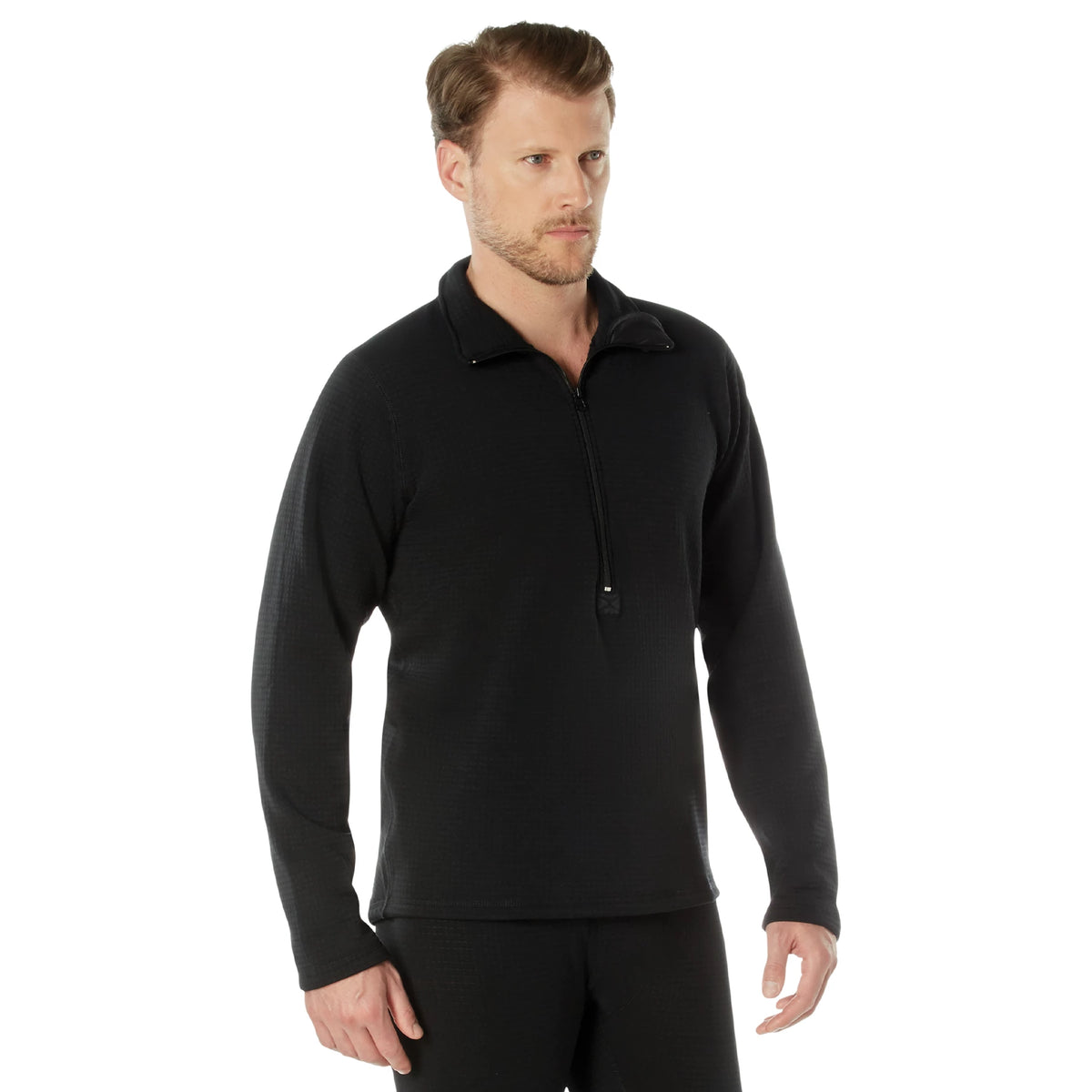 Rothco ECWCS Gen III Mid-Weight Underwear Top (Level II) - Rothco 69030-BK-S