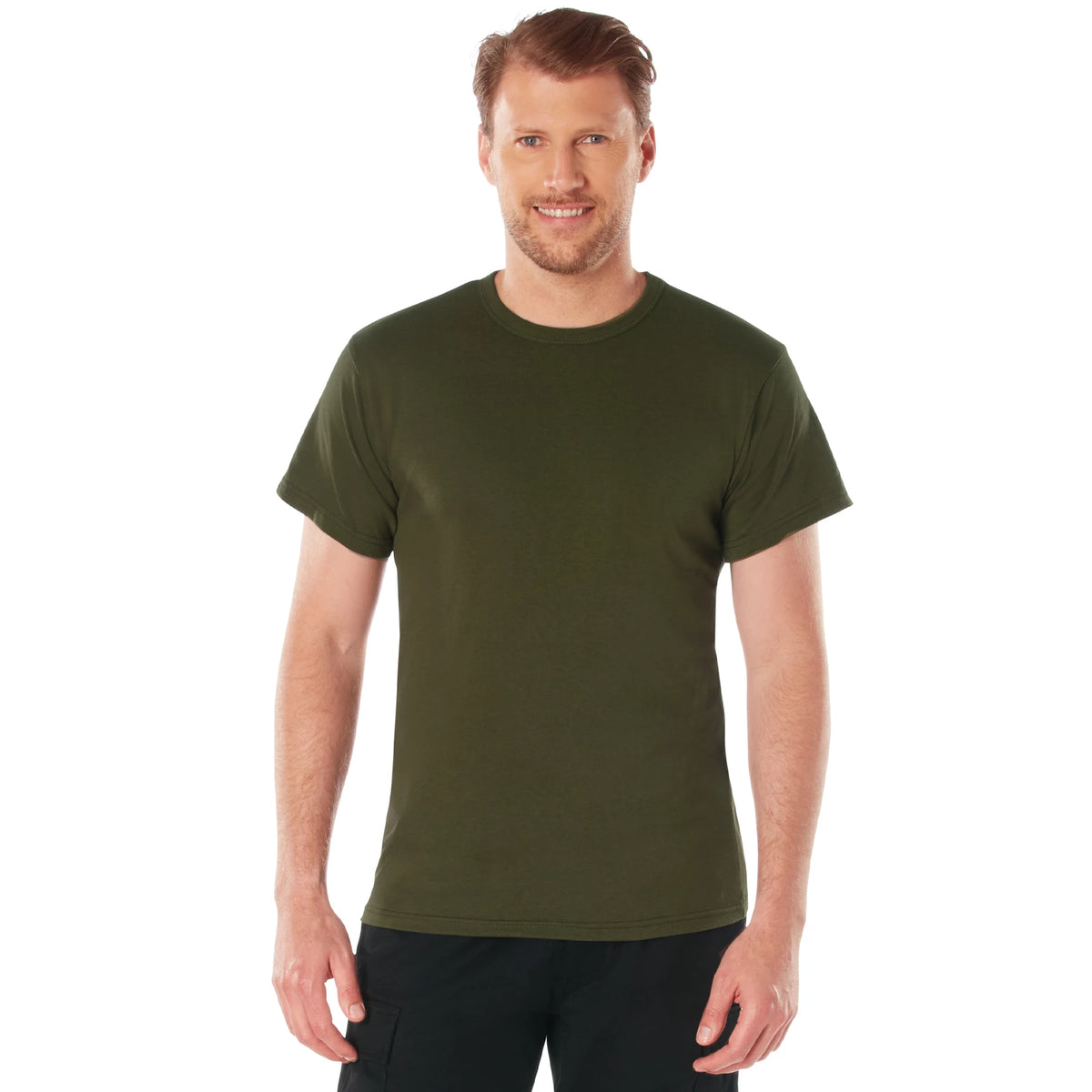 Rothco Solid Color T-Shirt with Cotton / Polyester Blend - Rothco 6979-XSML