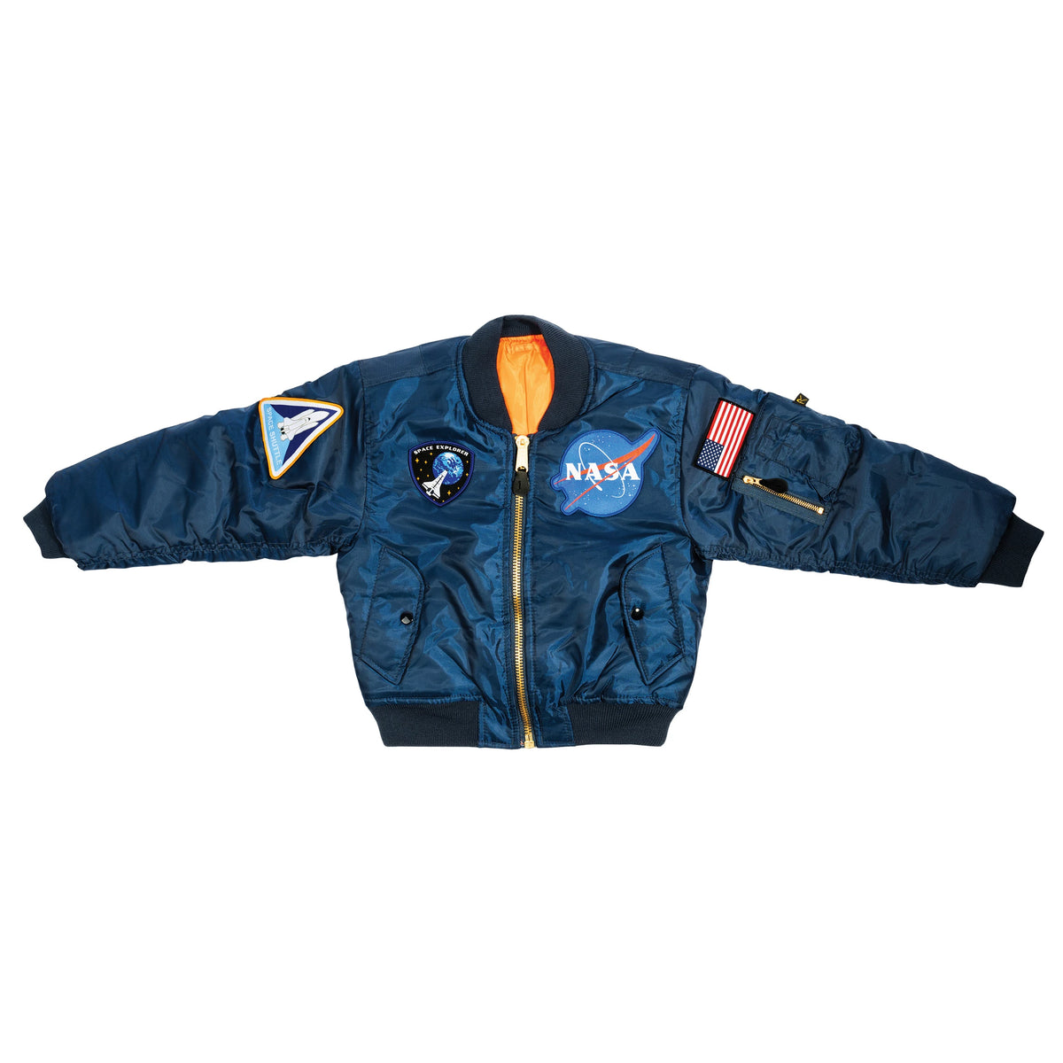 Rothco Kids NASA MA-1 Flight Jacket - Rothco 7063-NB-XS