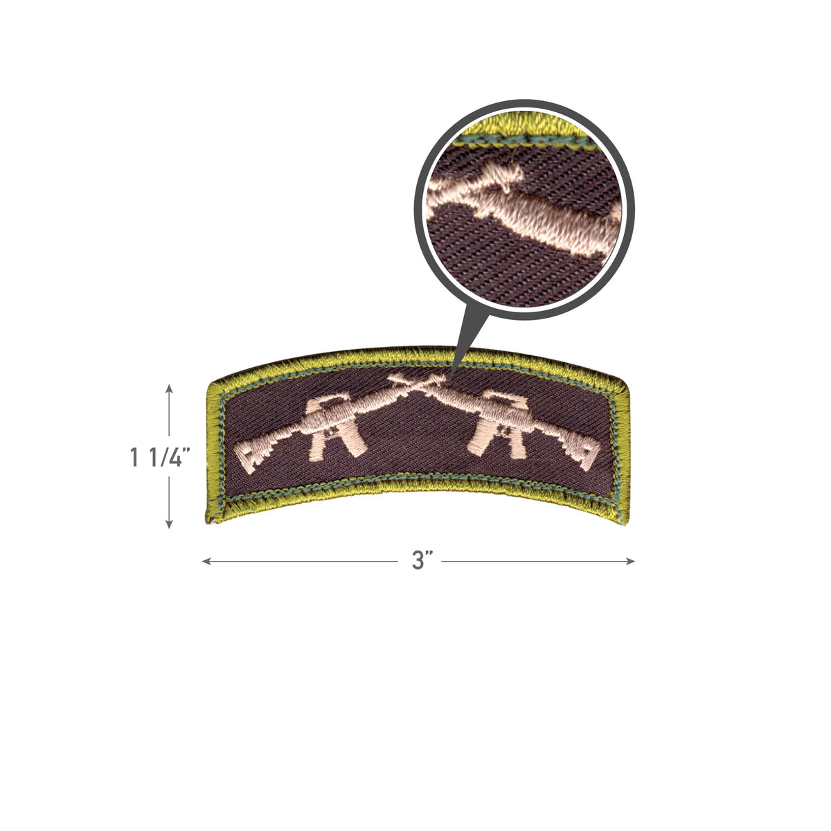 Rothco Crossed Rifles Morale Patch - Rothco 72189