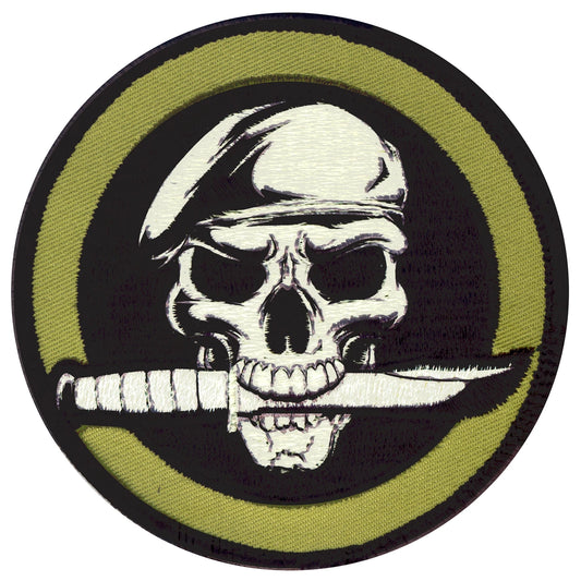 Rothco Military Skull & Knife Morale Patch - Rothco 72194