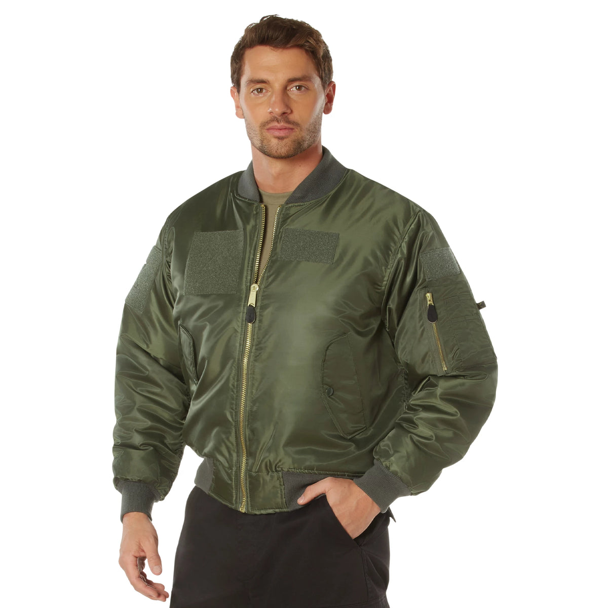 Rothco MA-1 Flight Jacket with Patches - Rothco 7240-XSML