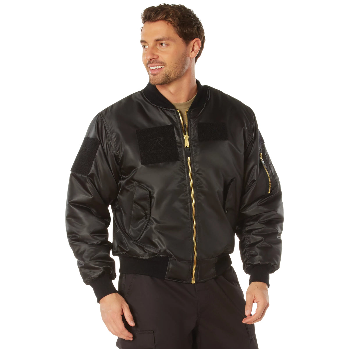 Rothco MA-1 Flight Jacket with Patches - Rothco 7250-XSML