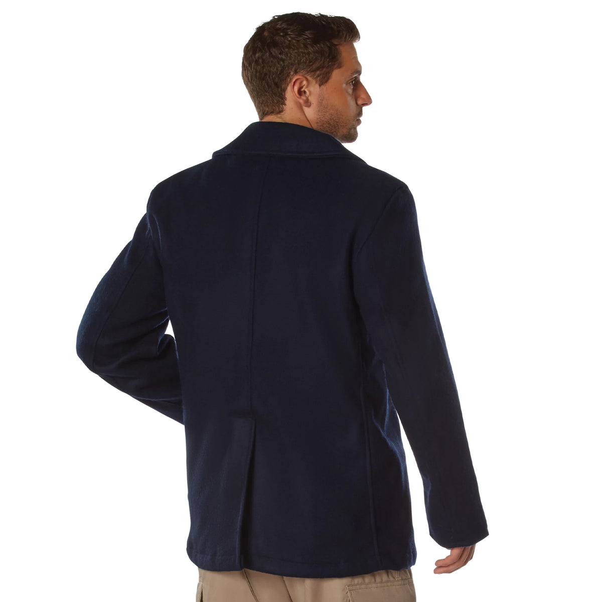 Rothco Wool Pea Coat - Rothco 7270-NB-S