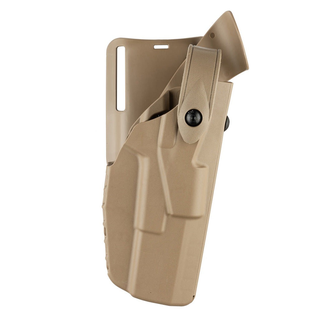 Safariland Model 7285 7TS SLS Low-Ride, Level II Retention Duty Holster for Glock 19 w/ Light