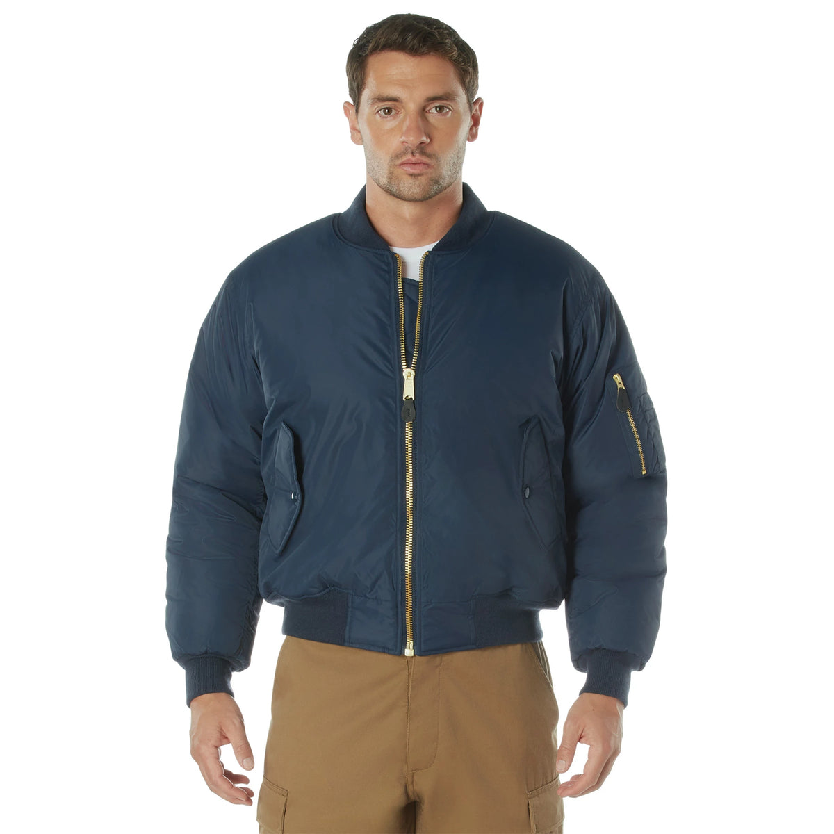 Rothco Enhanced Nylon MA-1 Flight Jacket - Rothco 72895-MED