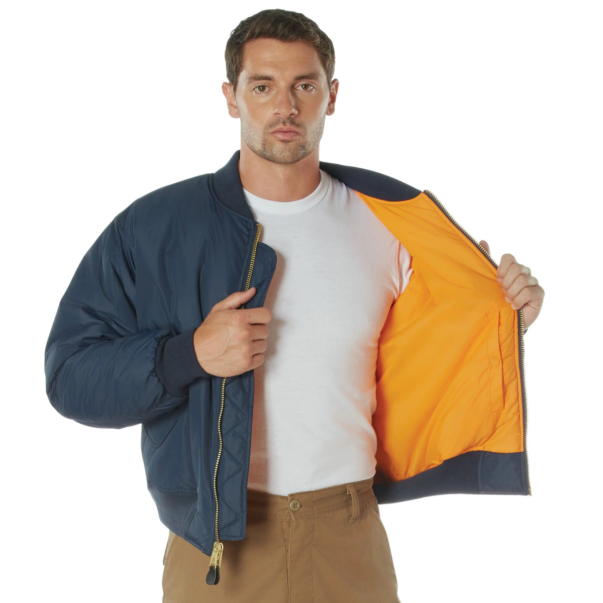 Rothco Enhanced Nylon MA-1 Flight Jacket - Rothco 72895-MED