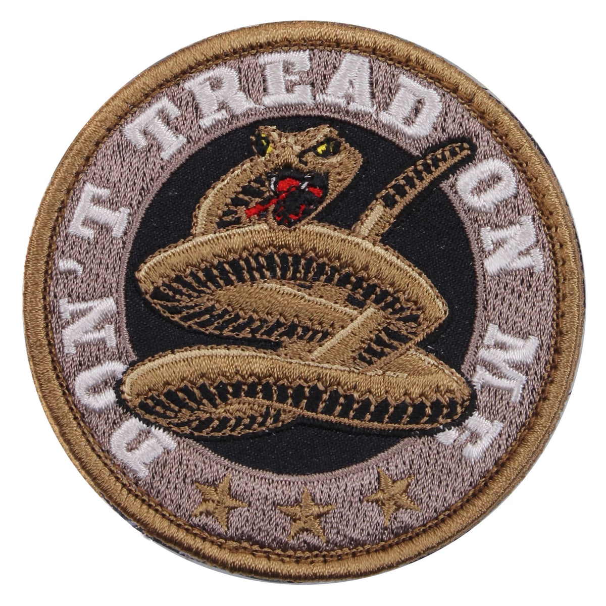 Rothco Don't Tread On Me Round Morale Patch - Rothco 73193