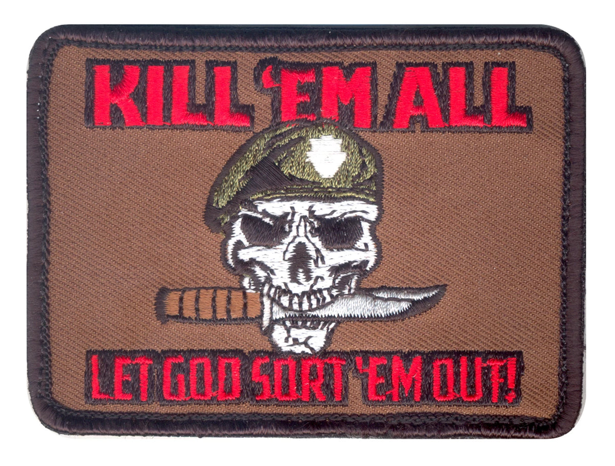 Rothco Kill Em All Let God Sort Em Out Morale Patch - Rothco 73197