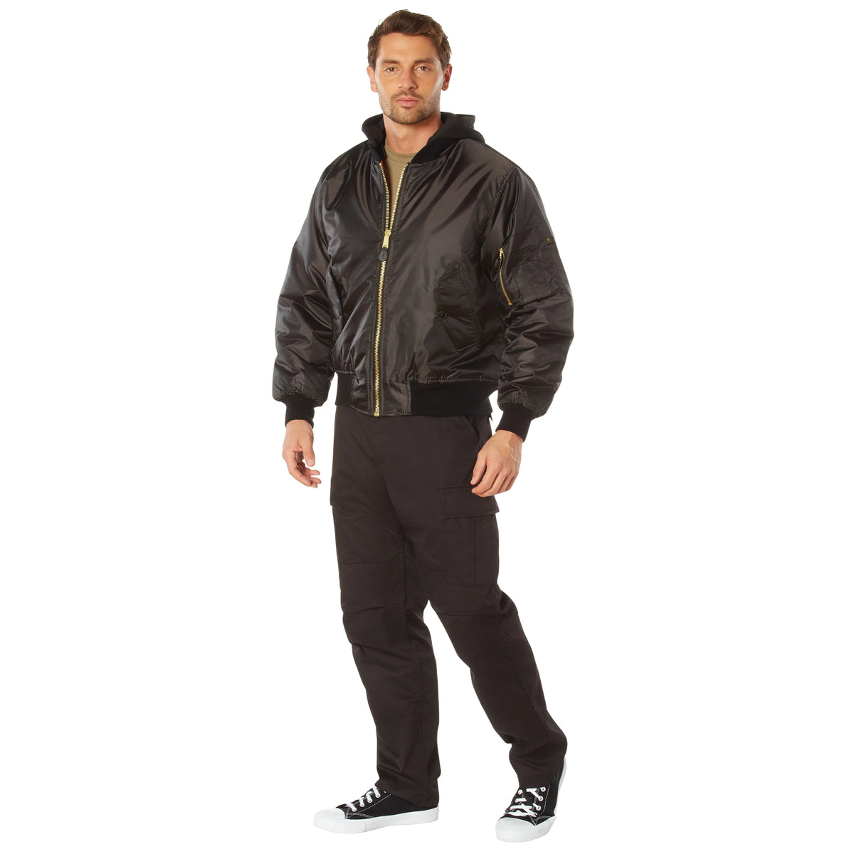 Rothco Hooded MA-1 Flight Jacket - Rothco 7400-XSML