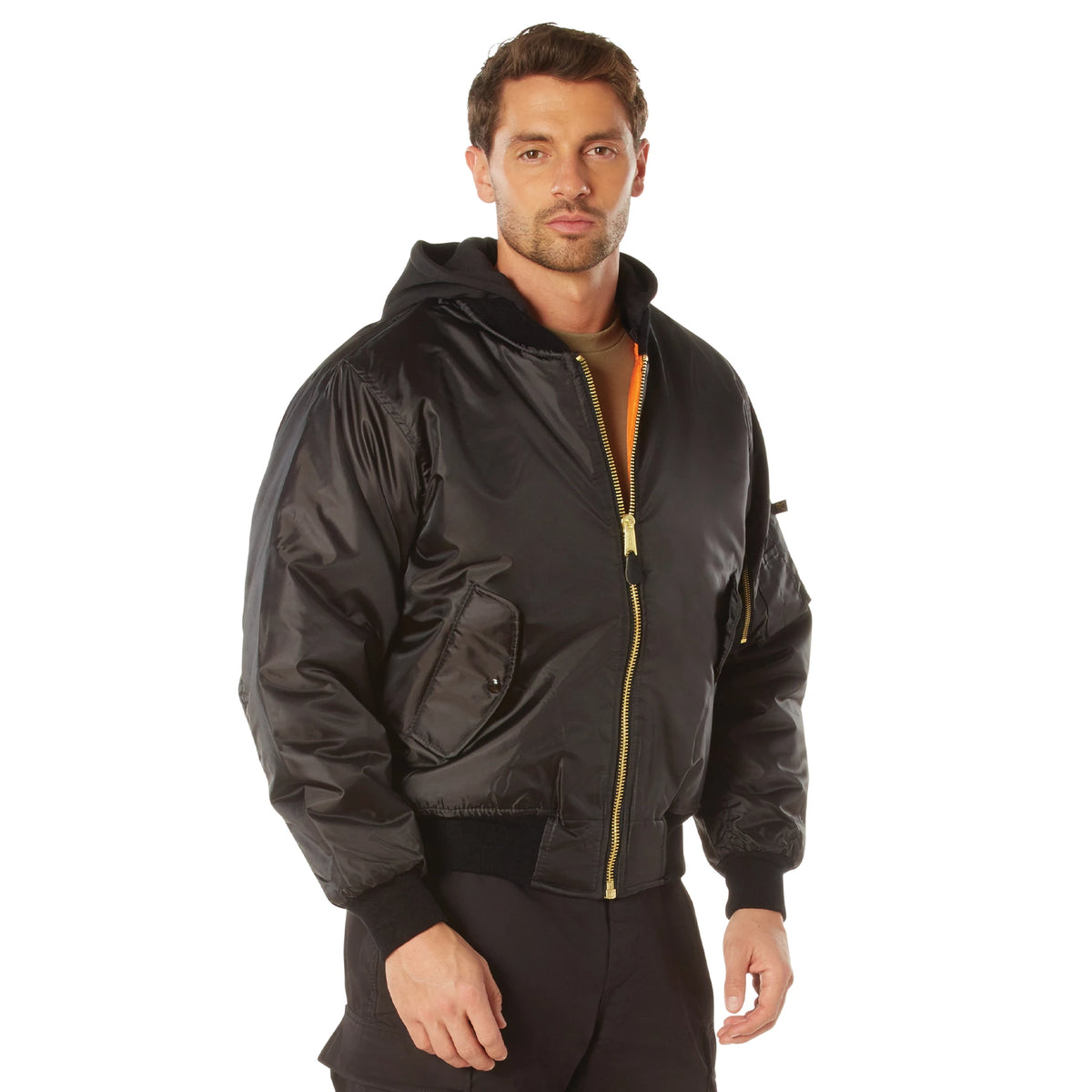 Rothco Hooded MA-1 Flight Jacket - Rothco 7400-XSML