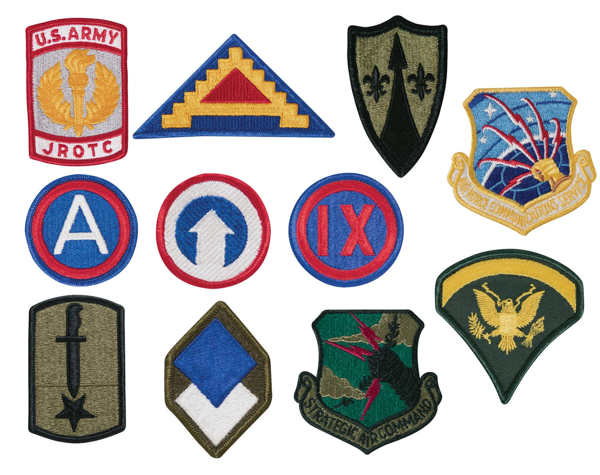 Rothco G.I. Military Assorted Military Patches - Rothco 7489