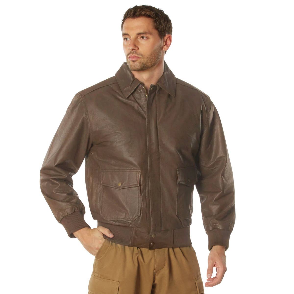 Rothco Classic A-2 Leather Flight Jacket - Rothco 7577-M