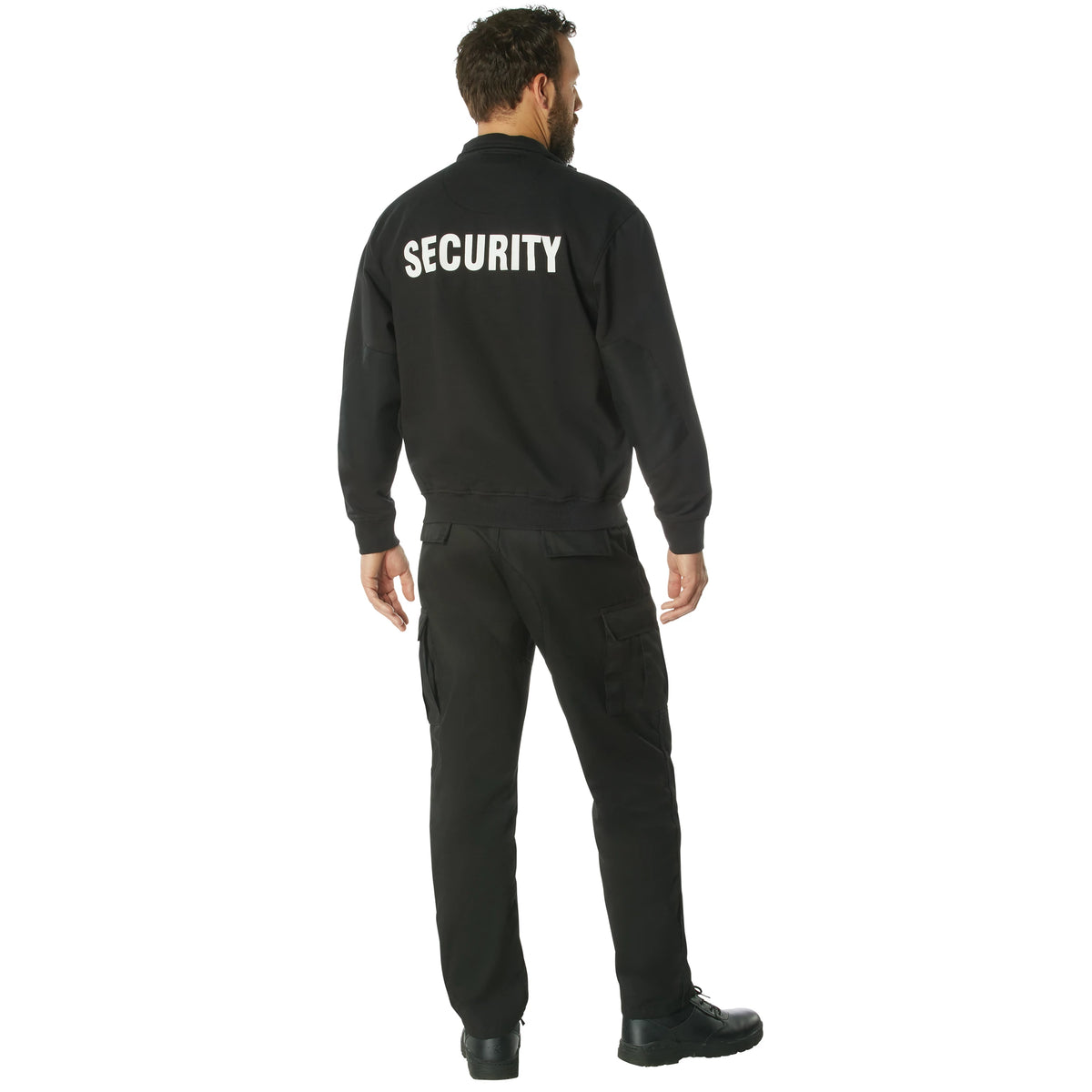 Rothco Security 1/4 Zip Job Shirt - Black - Rothco 76500-SML