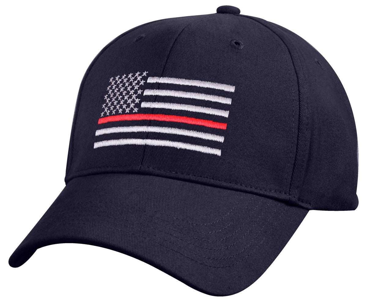 Rothco Thin Red Line Flag Low Profile Cap - Rothco 7659