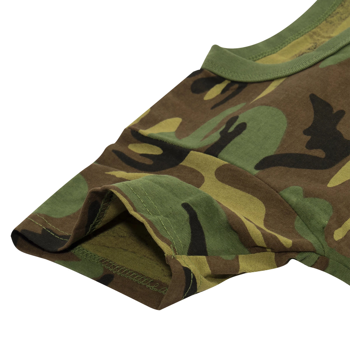 Rothco Kids Woodland Camo Heavyweight T-Shirt - Rothco 7703-XS