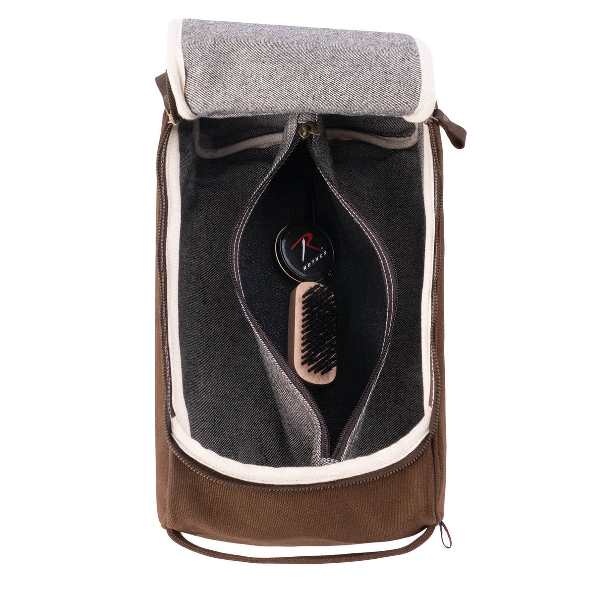 Rothco Canvas Shoe Bag - Rothco 78892-BRN
