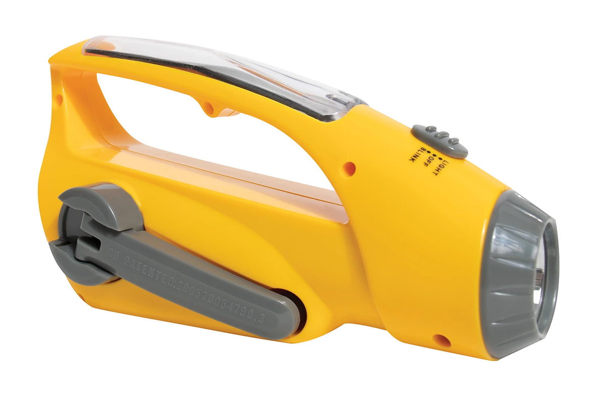 Rothco Solar/Wind Up Flashlight with Radio - Rothco 80003