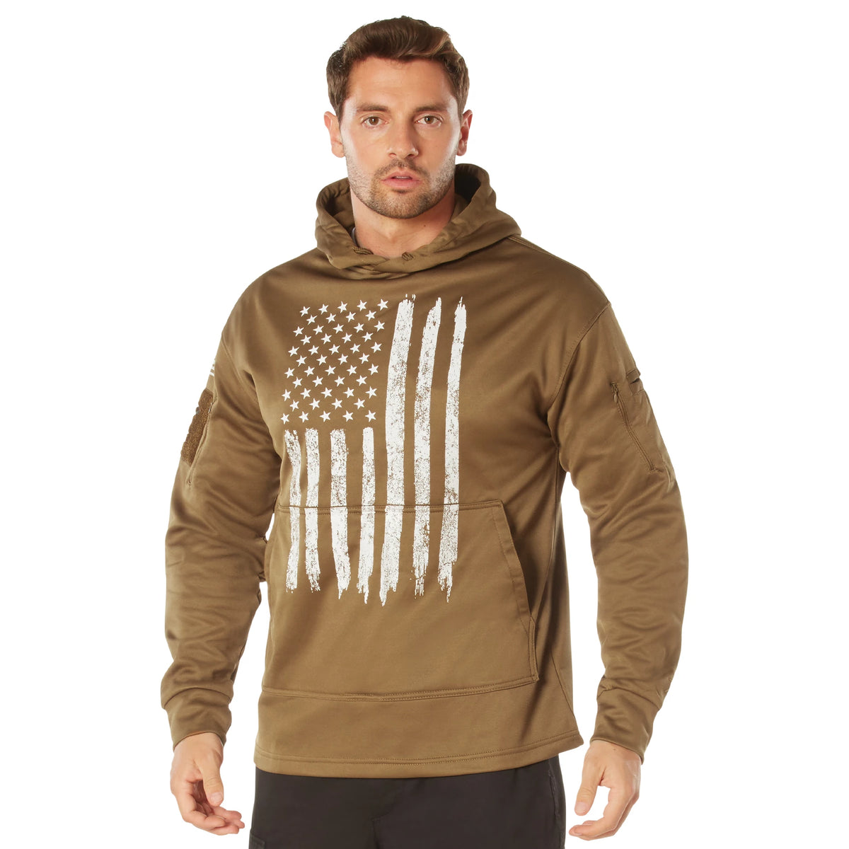 Rothco Concealed Carry U.S. Flag Hoodie - Rothco 8081-SML