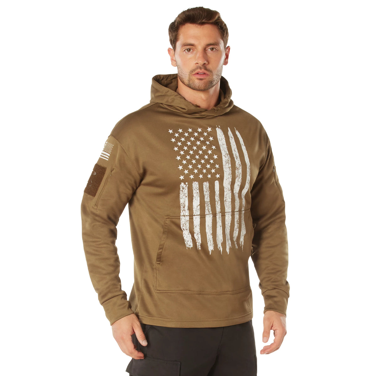 Rothco Concealed Carry U.S. Flag Hoodie - Rothco 8081-SML