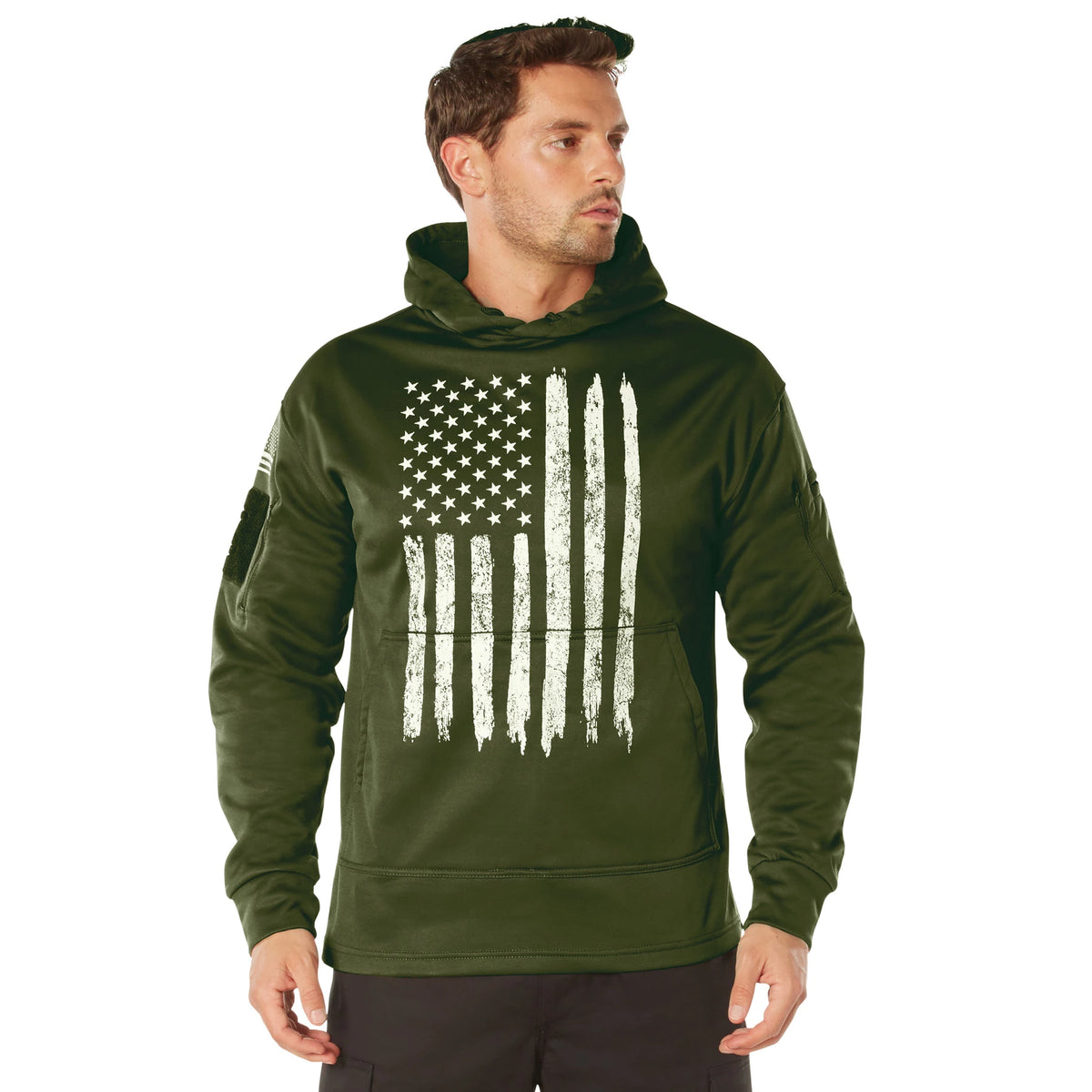 Rothco Concealed Carry U.S. Flag Hoodie - Rothco 8091-SML