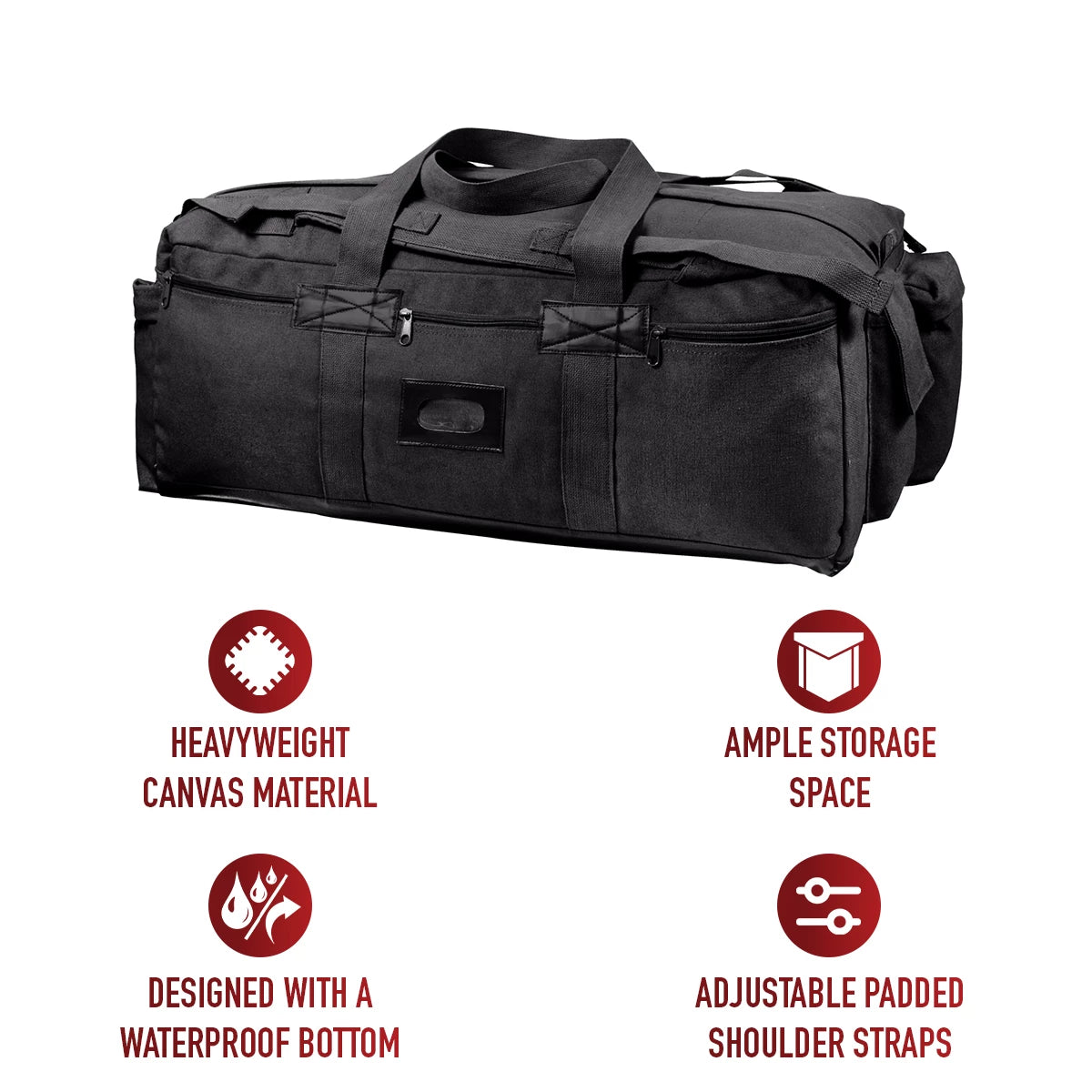 Rothco Tactical Duffle Bag - Rothco 8136-BK