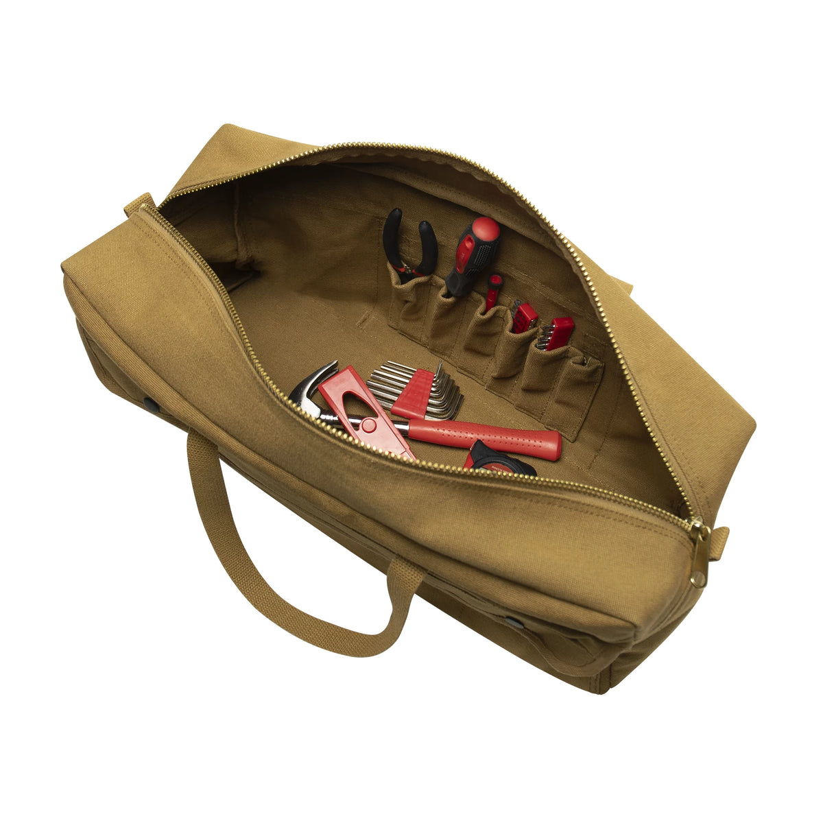 Rothco Canvas Jumbo Tool Bag With Brass Zipper - Rothco 81500
