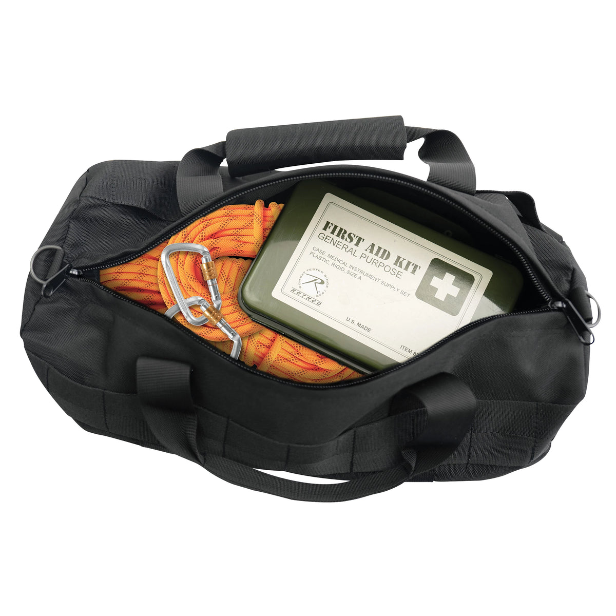 Rothco Black Stealth Rappelling Bag - Rothco 8170