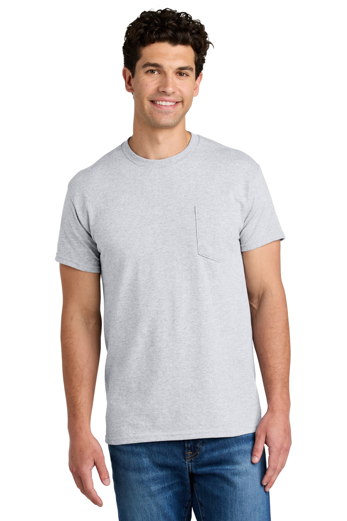 Gildan® - DryBlend® 50 Cotton/50 Poly Pocket T-Shirt. 8300