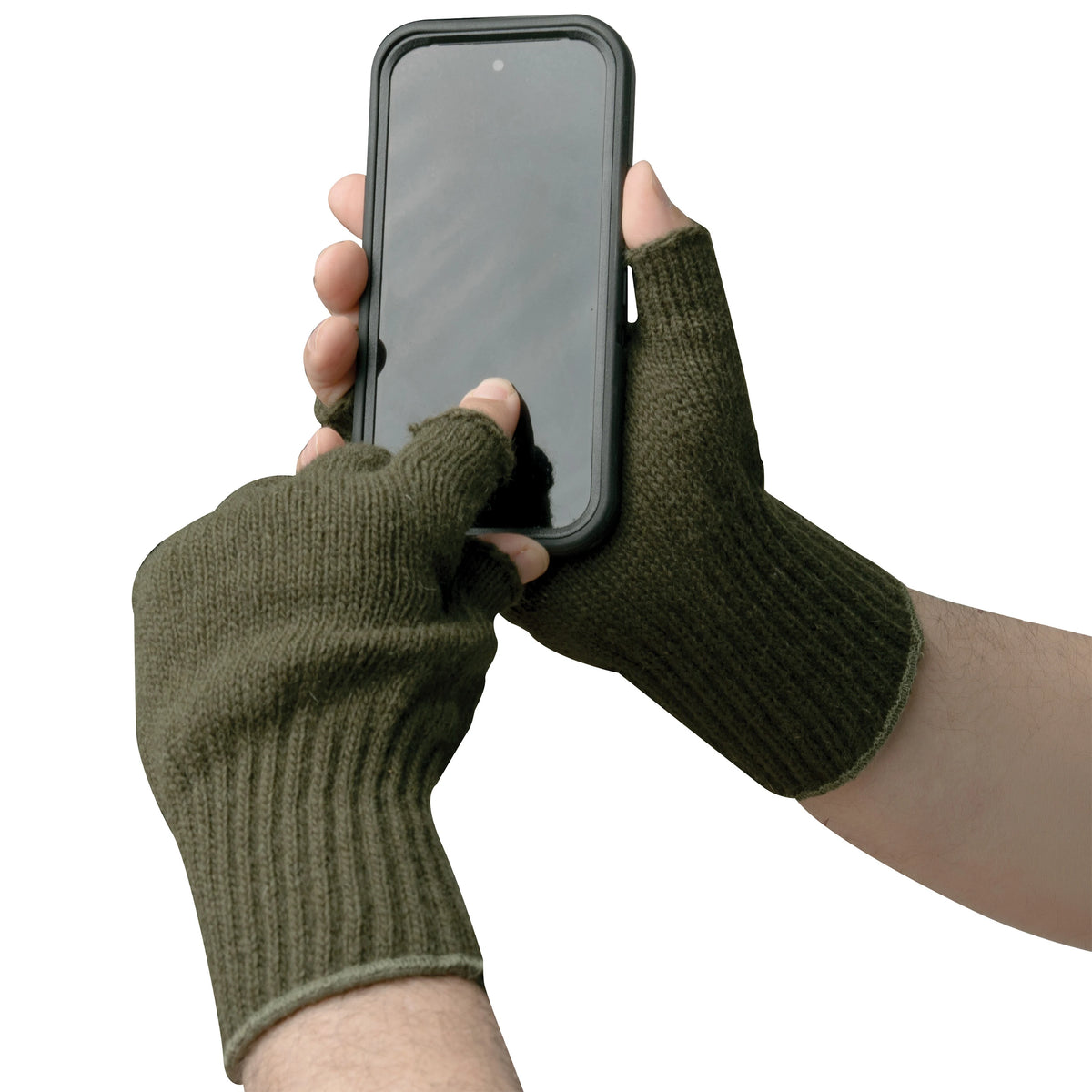 Rothco Fingerless Wool Gloves - Rothco 8410