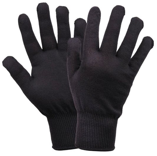 Rothco G.I. Polypropylene Glove Liners - Rothco 8413-BK