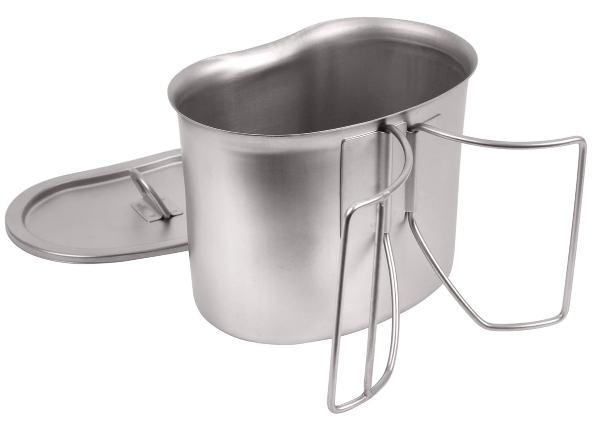 Rothco Stainless Steel Canteen Cup and Cover Set - Rothco 8512