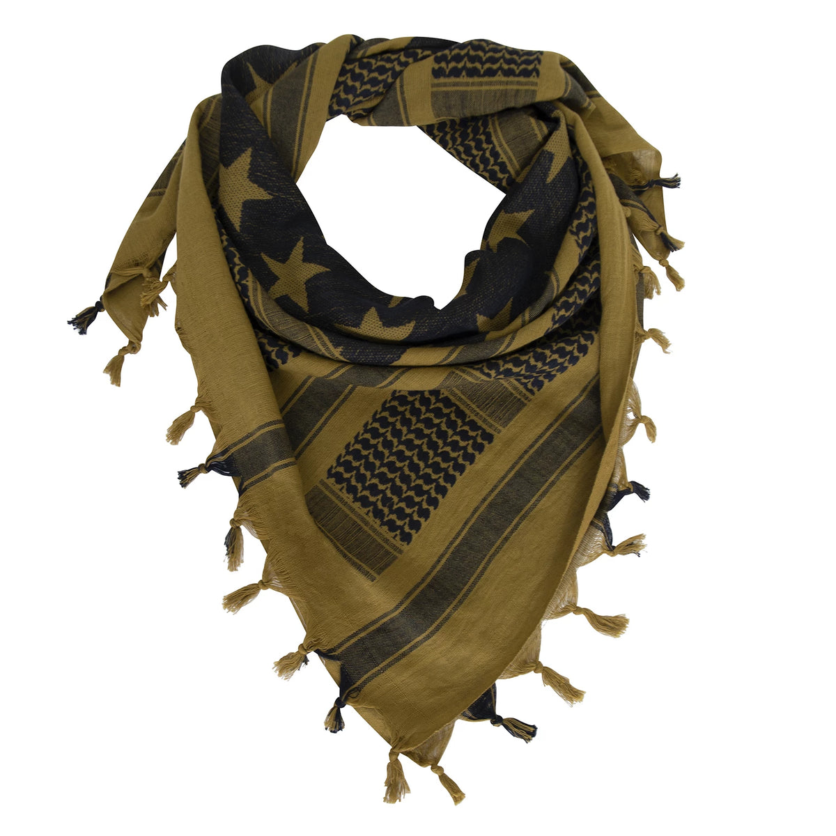 Rothco Stars and Stripes US Flag Shemagh Tactical Desert Keffiyeh Scarf - Rothco 8536