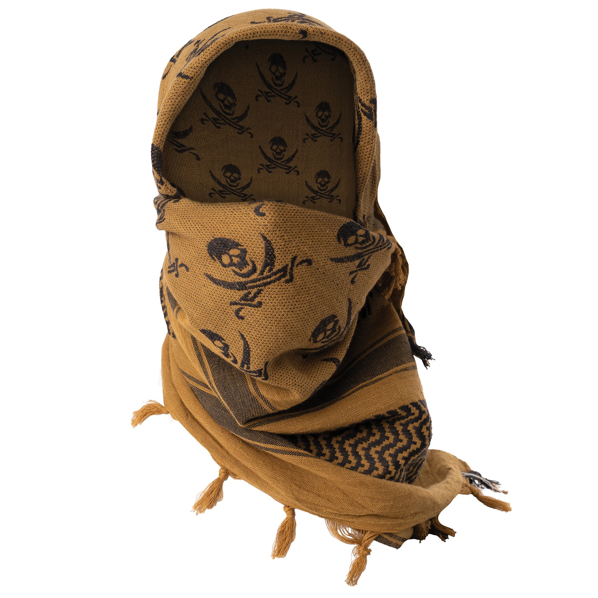 Rothco Skulls Shemagh Tactical Desert Keffiyeh Scarf - Rothco 8539-CB