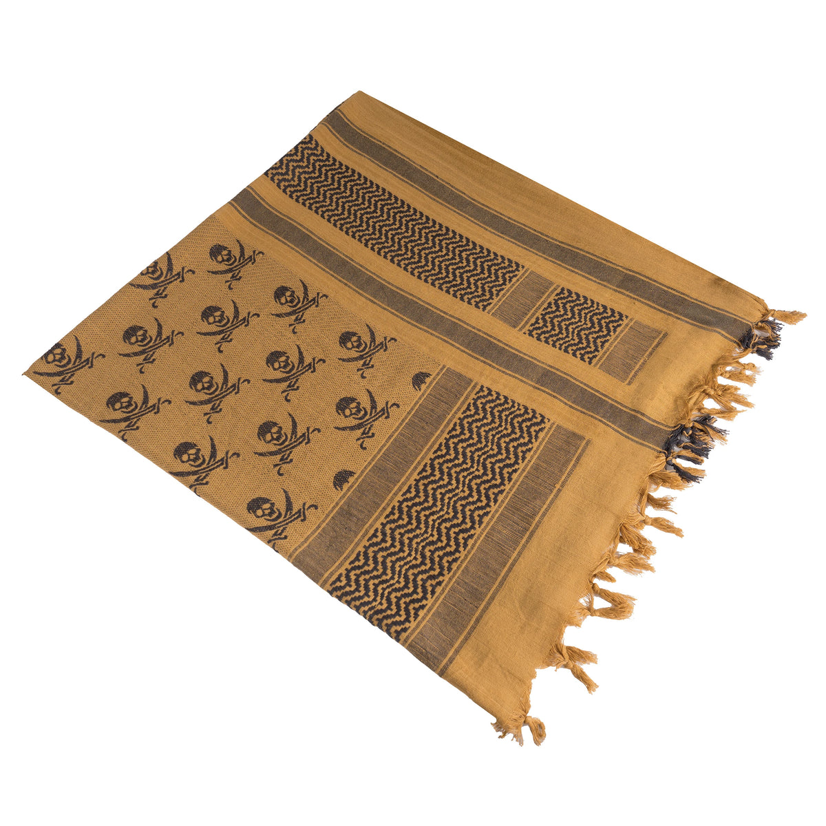 Rothco Skulls Shemagh Tactical Desert Keffiyeh Scarf - Rothco 8539-CB