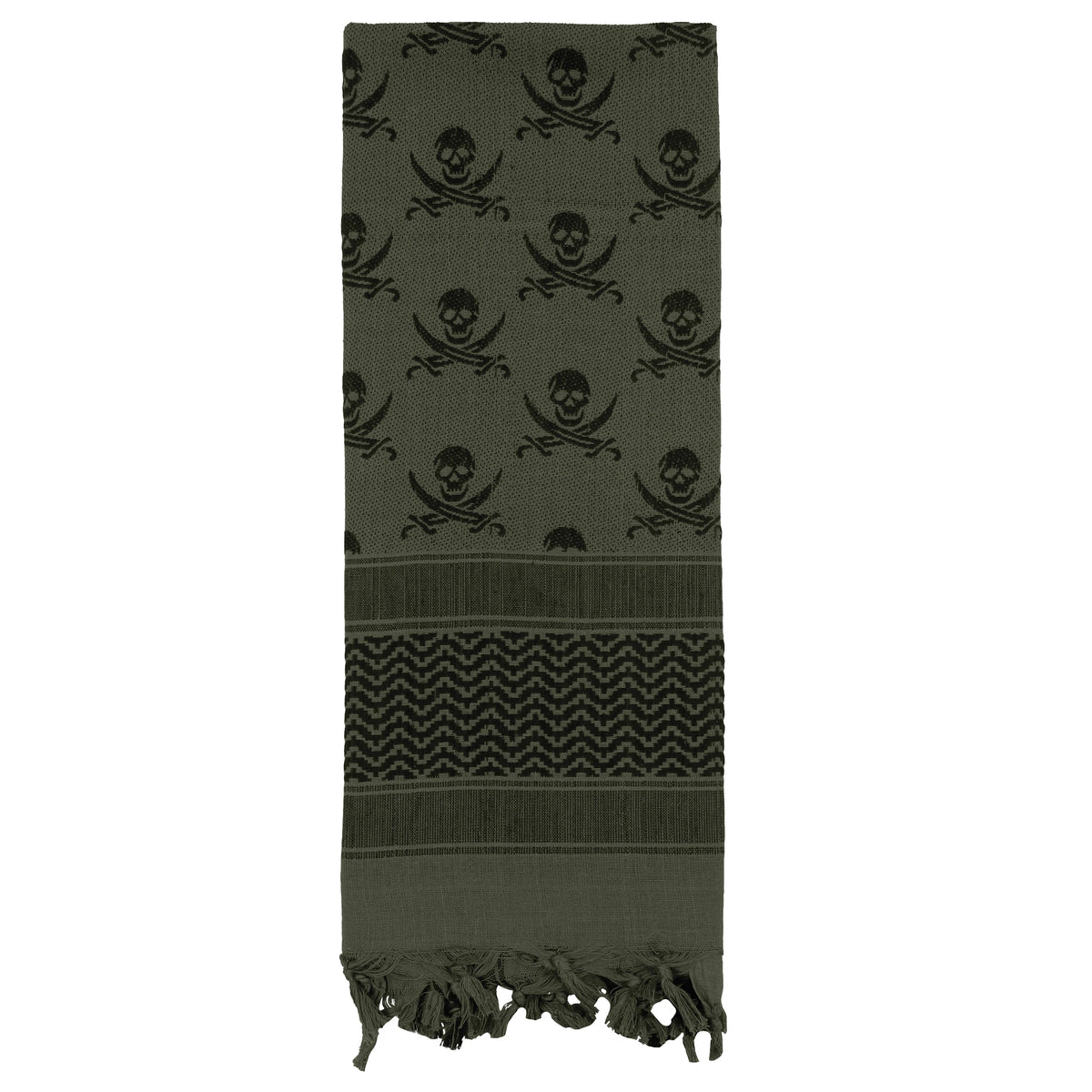 Rothco Skulls Shemagh Tactical Desert Keffiyeh Scarf - Rothco 8539-##FG