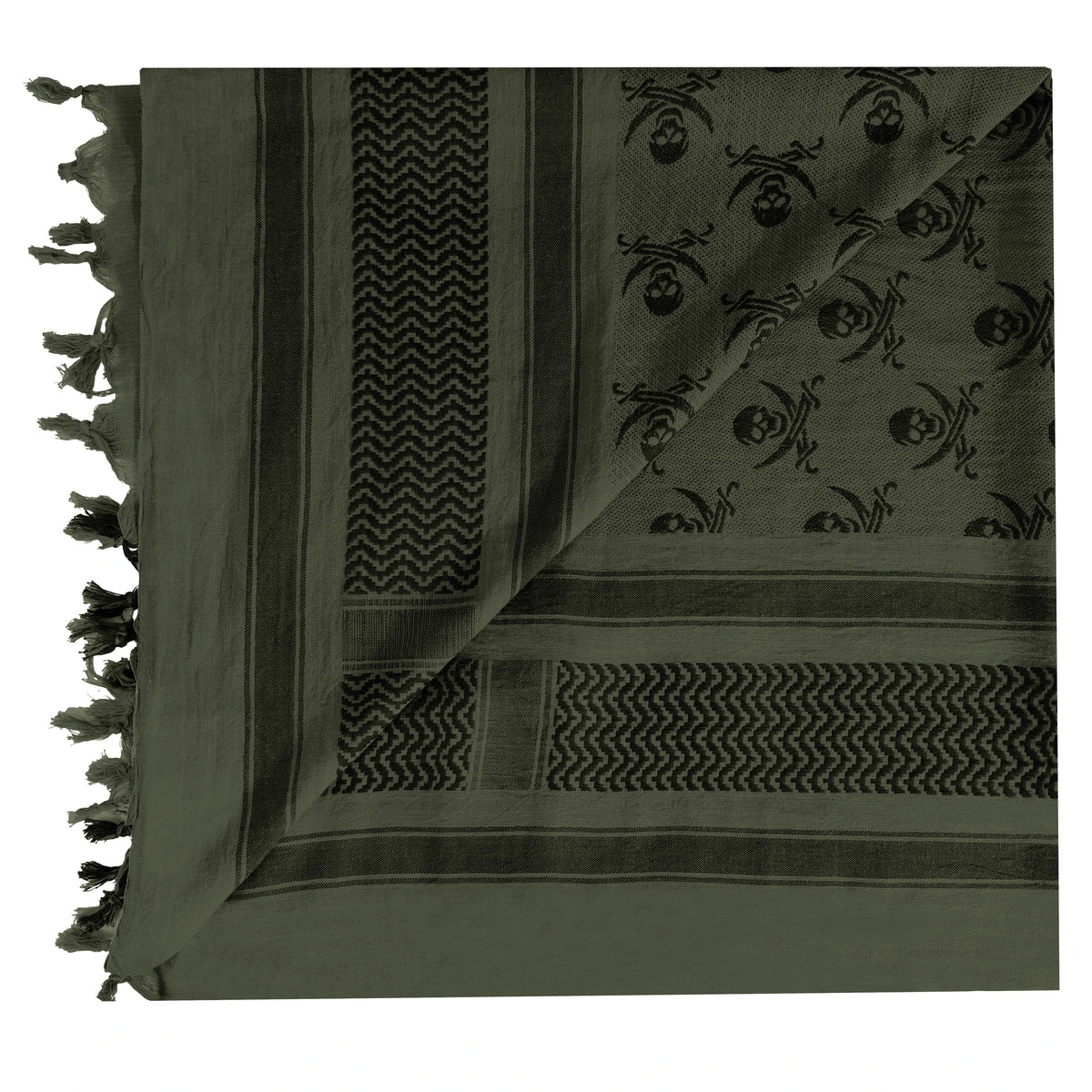 Rothco Skulls Shemagh Tactical Desert Keffiyeh Scarf - Rothco 8539-##FG