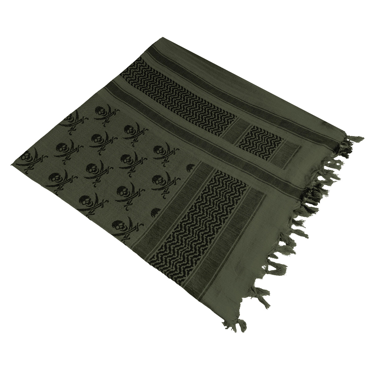 Rothco Skulls Shemagh Tactical Desert Keffiyeh Scarf - Rothco 8539-##FG