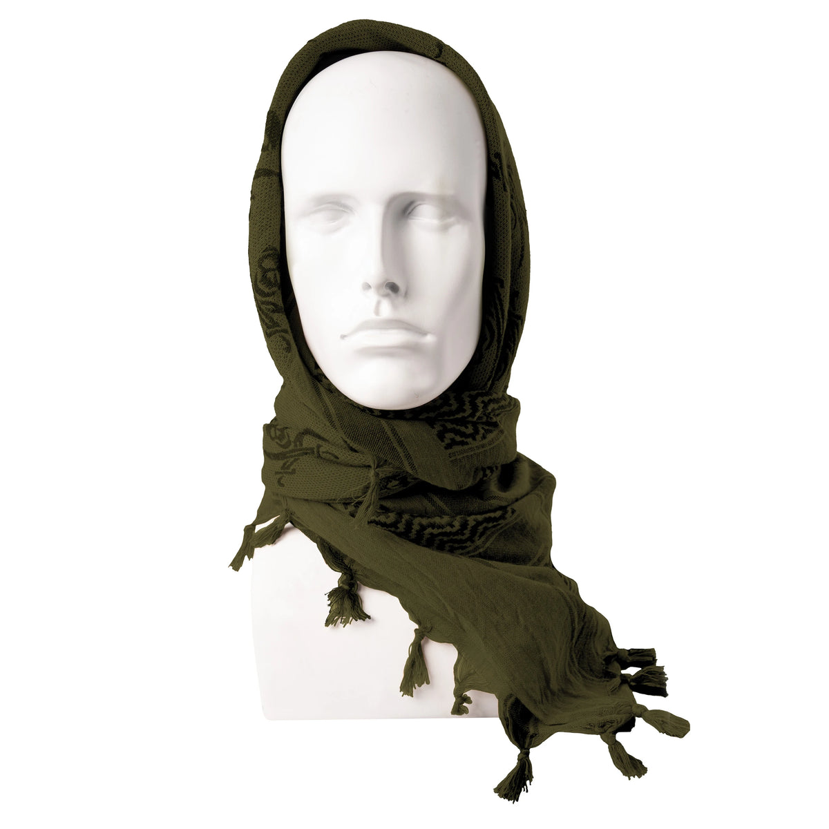 Rothco Skulls Shemagh Tactical Desert Keffiyeh Scarf - Rothco 8539-OD