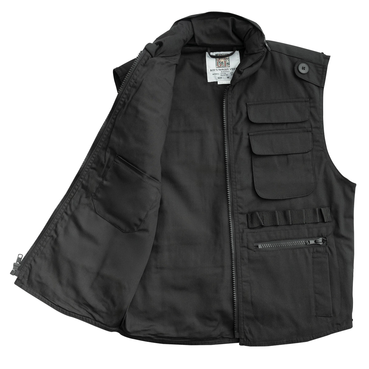 Rothco Kids Ranger Vest - Rothco 8557-BK-XL