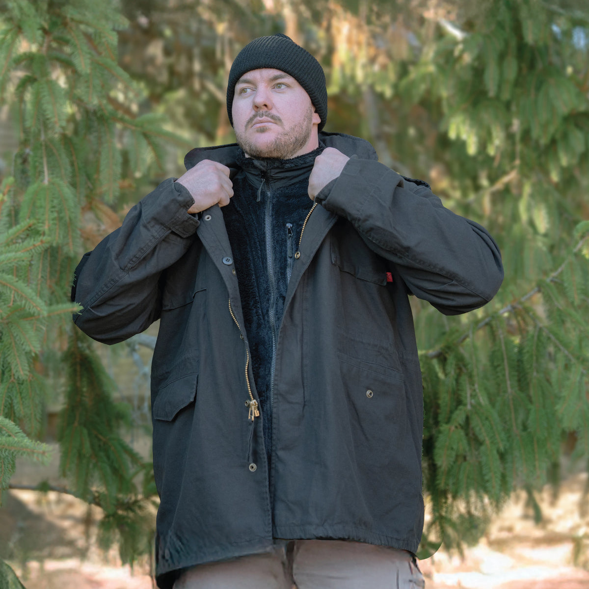 Rothco Vintage M-65 Field Jacket - Rothco 8608-BK-XS